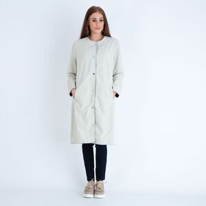 Rino & Pelle Fermin Collarless Long Rain Mac Beige